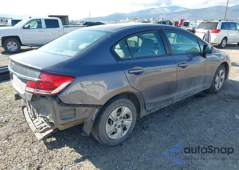 2014 Honda Civic Lx из США, поврежденный, VIN 19XFB2F56EE048832